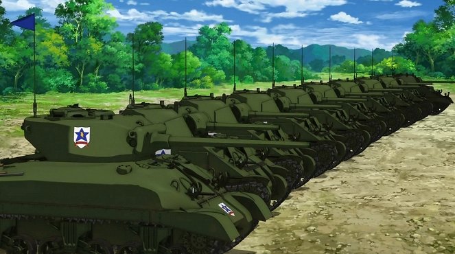 Girls und Panzer - Kjógó Sherman gundan desu! - Kuvat elokuvasta