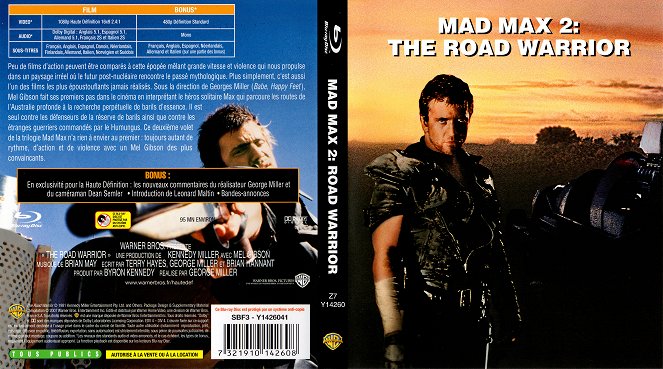 Mad Max 2. - Az országúti harcos - Borítók