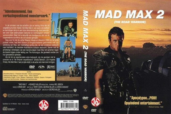 Mad Max 2: The Road Warrior - Covers