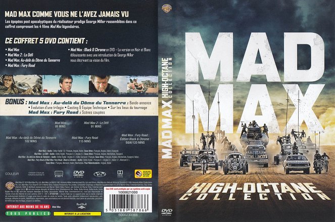 Mad Max, más allá de la cúpula del trueno - Carátulas