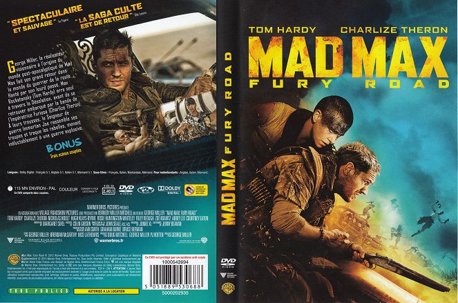 Mad Max: Estrada da Fúria - Capas