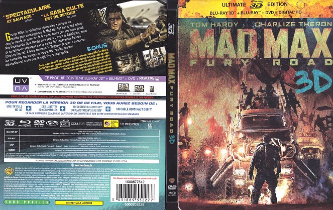 Mad Max: Na drodze gniewu - Okładki