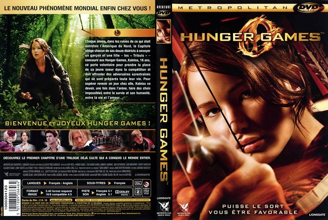 The Hunger Games - Os Jogos da Fome - Capas