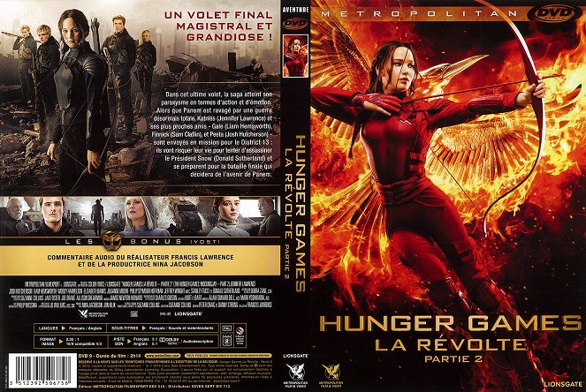 Hunger Games - La révolte : Partie 2 - Couvertures