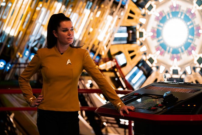 Star Trek: Podivné nové světy - Duchové Illyrie - Z natáčení - Rebecca Romijn