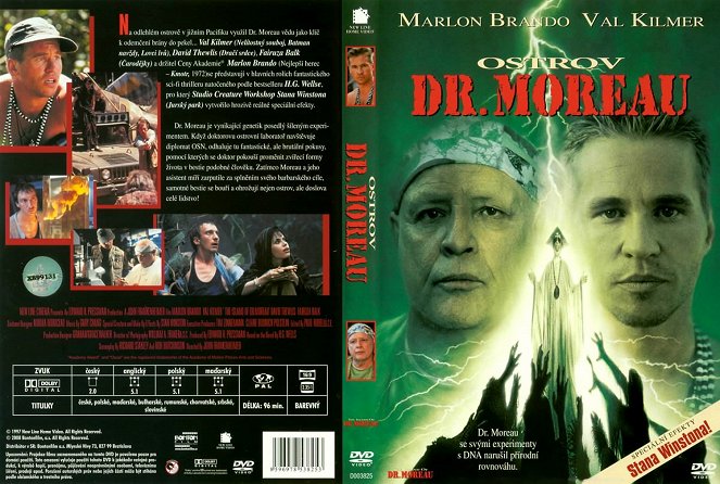 Dr. Moreau szigete - Borítók