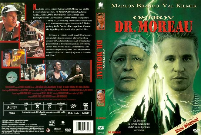 Ostrov Dr. Moreau - Covery