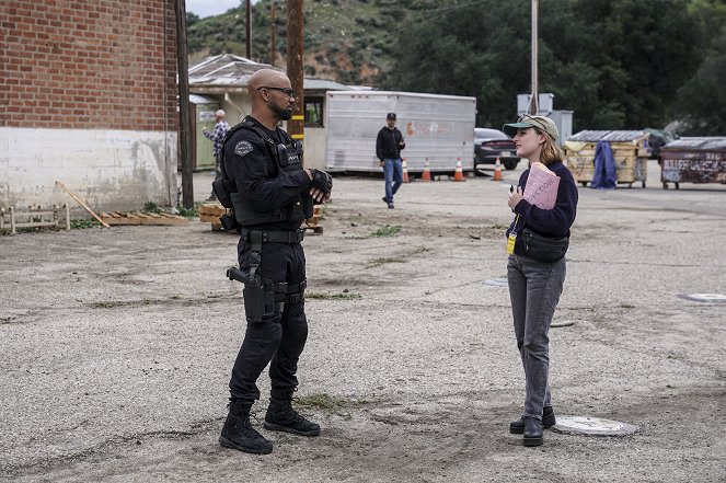 SWAT - Különleges egység - Family - Forgatási fotók - Shemar Moore