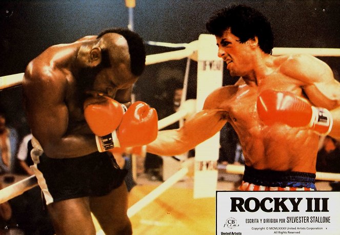 Rocky III - Lobby karty - Mr. T, Sylvester Stallone
