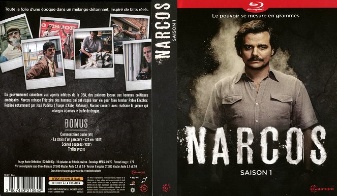 Narcos - Season 1 - Carátulas