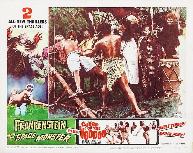 Frankenstein Meets the Space Monster - Lobby Cards
