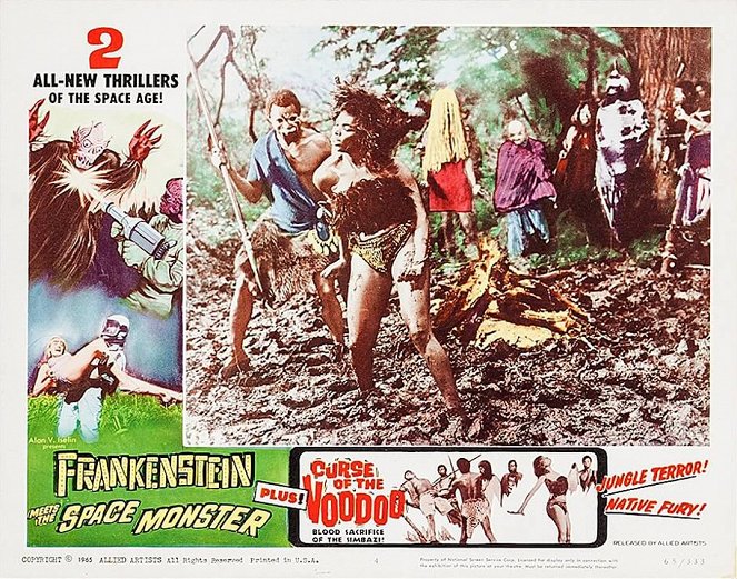 Frankenstein contre le monstre de l'espace - Cartes de lobby