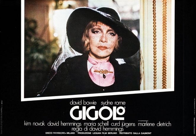 História de um gigolo - Cartões lobby - Marlene Dietrich