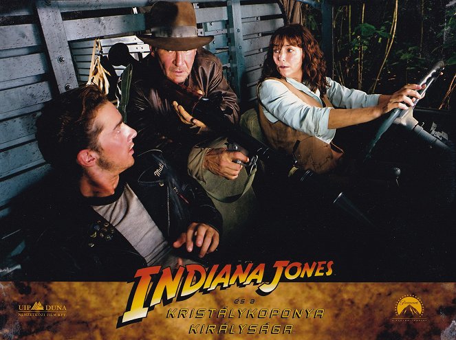 Indiana Jones und das Königreich des Kristallschädels - Lobbykarten - Shia LaBeouf, Harrison Ford, Karen Allen