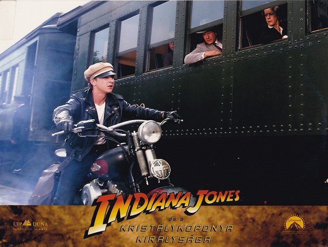 Indiana Jones und das Königreich des Kristallschädels - Lobbykarten - Shia LaBeouf, Harrison Ford