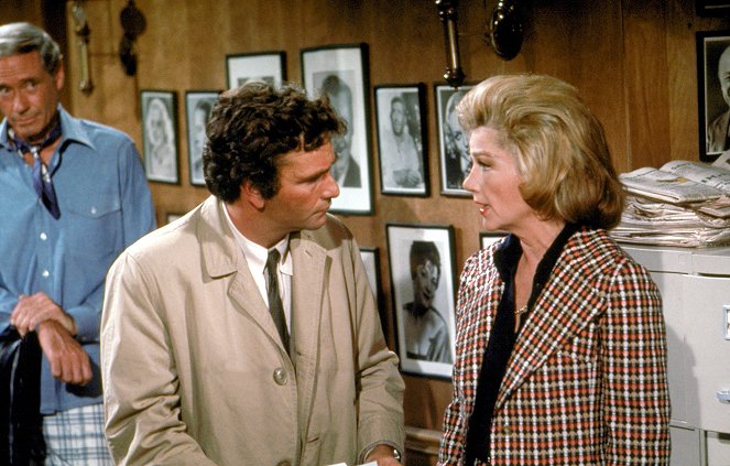Columbo - Season 2 - Klatsch kann tödlich sein - Filmfotos - Mel Ferrer, Peter Falk, Anne Baxter