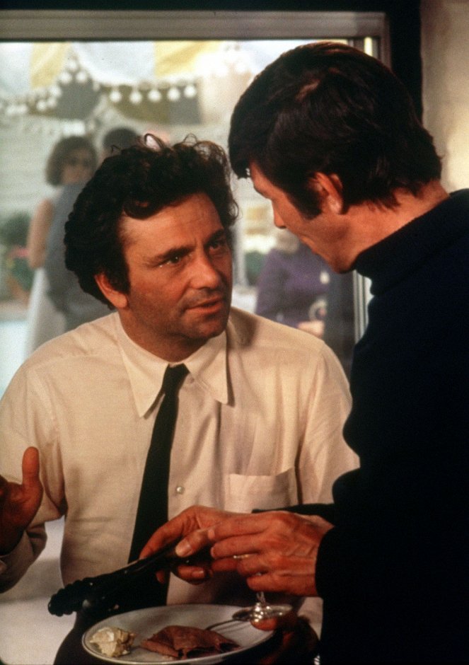 Columbo - Zaszyta zbrodnia - Z filmu - Peter Falk, Leonard Nimoy