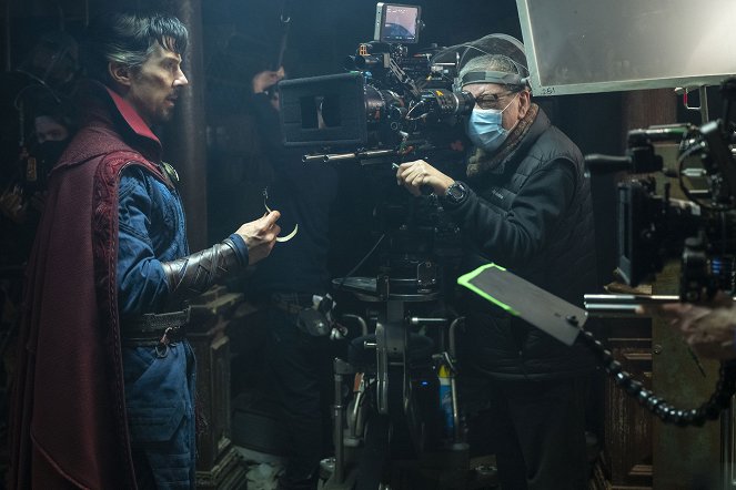 Doutor Estranho no Multiverso da Loucura - De filmagens - Benedict Cumberbatch, John Mathieson