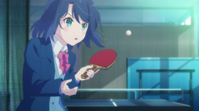 Adachi and Shimamura - Playing Ping-Pong in Our Uniforms - Photos