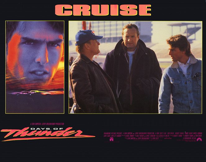 Days of Thunder - Lobbykaarten - Robert Duvall, Randy Quaid, Tom Cruise
