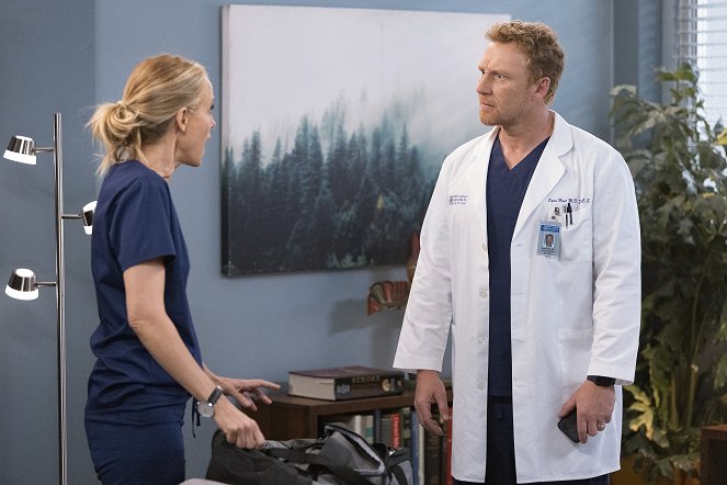 Grey's Anatomy - Out for Blood - Van film - Kim Raver, Kevin McKidd
