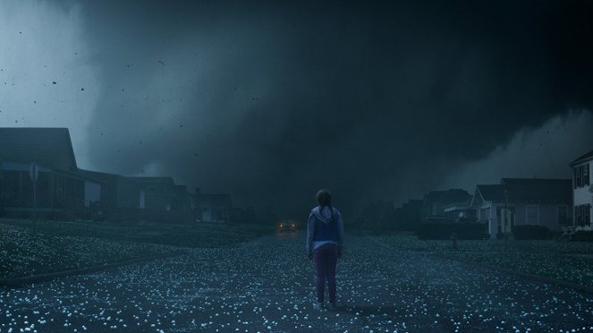 Frente al tornado - De la película