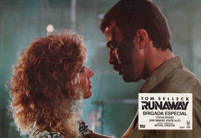 Runaway - Spinnen des Todes - Lobbykarten - Cynthia Rhodes, Tom Selleck