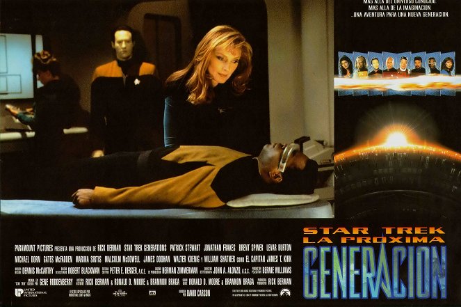 Star Trek: Pokolenia - Lobby karty - Gates McFadden, LeVar Burton