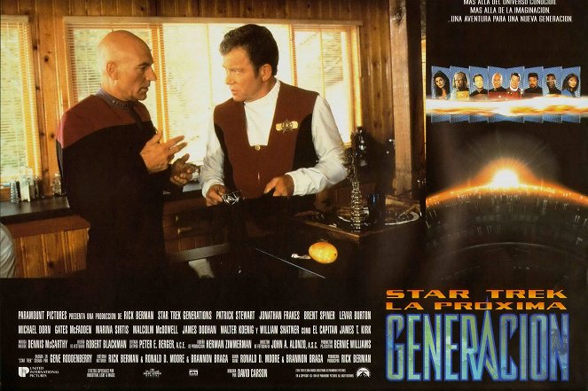 Star Trek: Gerações - Cartões lobby - Patrick Stewart, William Shatner