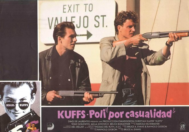 Kuffs - Ein Kerl zum Schießen - Lobbykarten - Christian Slater, Tony Goldwyn