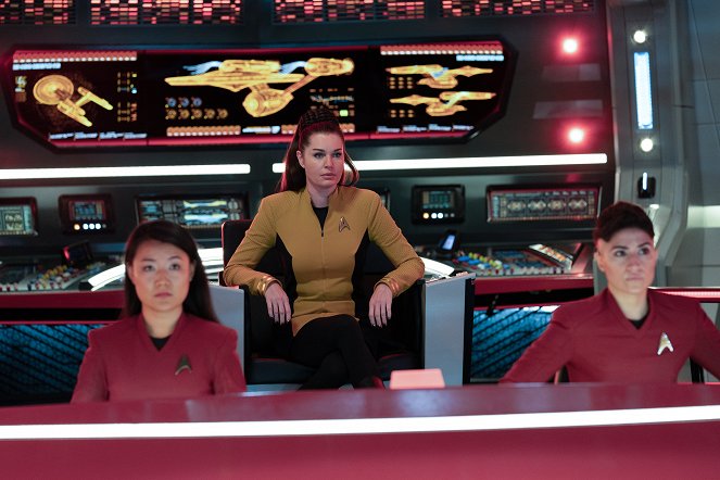 Star Trek: Strange New Worlds - Season 1 - Lift Us Where Suffering Cannot Reach - Photos - Rebecca Romijn, Melissa Navia