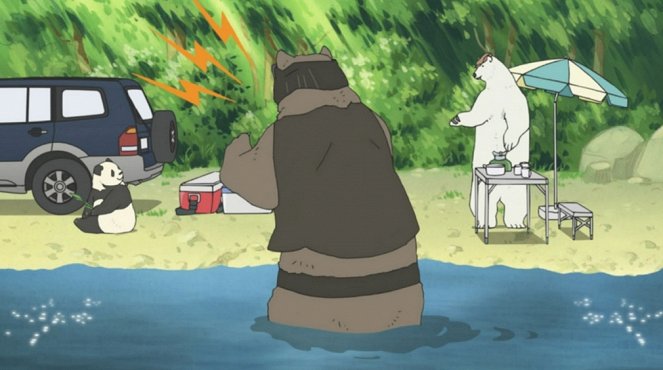 Širokuma Café - Zašši šuzai ga jatte kita / Sake hunter: Grizzly-san - Z filmu