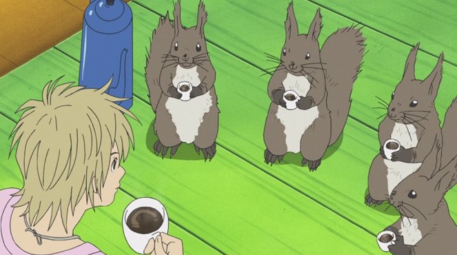 Širokuma Café - Animal kusa jakjú: Zenpen / Džakú coffee tte nanda? / Animal kusa jakjú: Kóhen - Z filmu