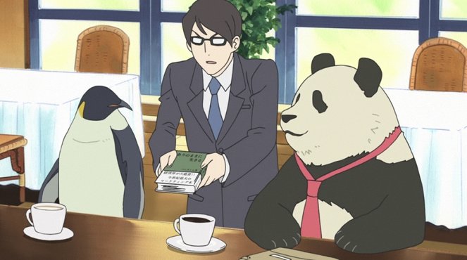 Širokuma Café - Panda-kun no ataraší baito / Soratobu Penguin-san - Filmfotos