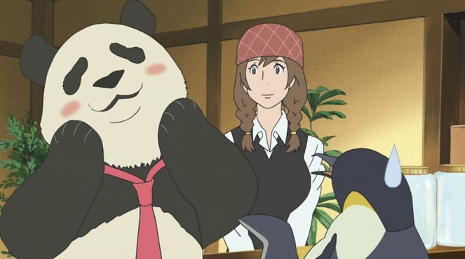 Širokuma Café - Le Nouveau Travail de Panda – Le Manchot volant - Film