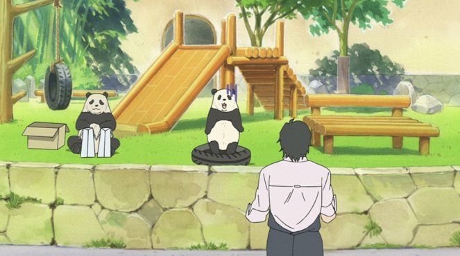 Širokuma Café - Panda corner no contest / Baisenši Masaki / Panda corner no kikaku - De la película