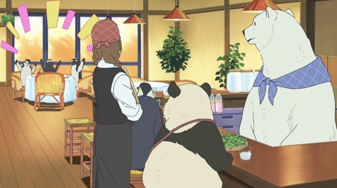 Širokuma Café - Le Jardin du café – Le Travail des manchots commerciaux - Film