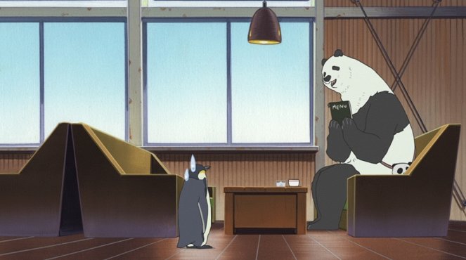 Širokuma Café - Ókami-kun no tenšoku / Penguin-san no ataraší koi - Van film