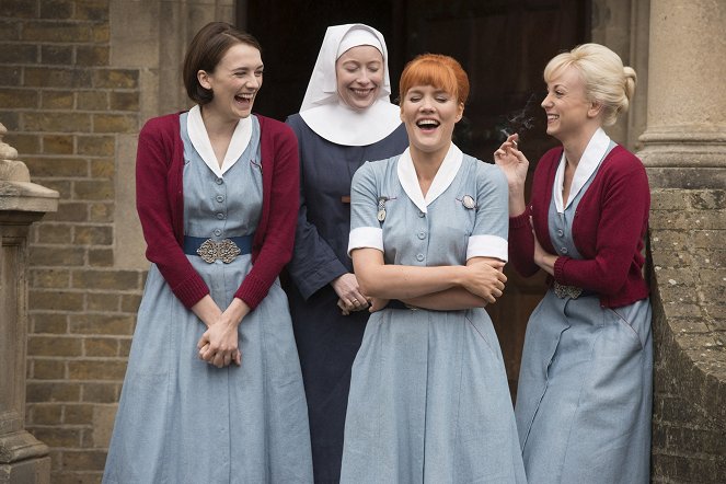 Call the Midwife - Ruf des Lebens - Season 5 - Angst und Stärke - Filmfotos - Charlotte Ritchie, Victoria Yeates, Emerald Fennell, Helen George