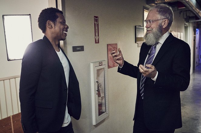 David Letterman: A következő vendégemet nem kell bemutatni - Season 1 - Jay-Z - Forgatási fotók