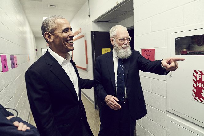 My Next Guest Needs No Introduction with David Letterman - Barack Obama - Dreharbeiten