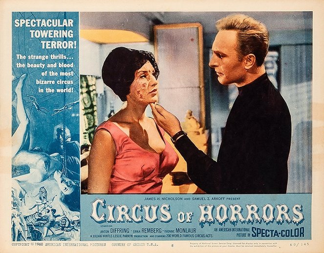 Circus of Horrors - Lobby Cards