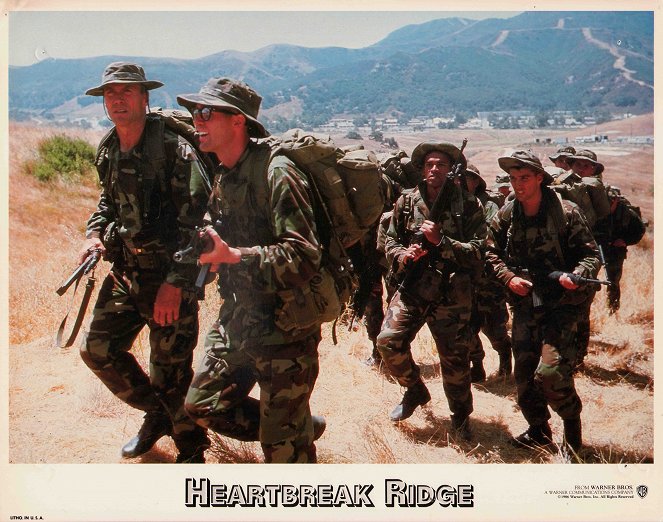 Heartbreak Ridge - Lobby Cards - Clint Eastwood, Boyd Gaines, Mario Van Peebles