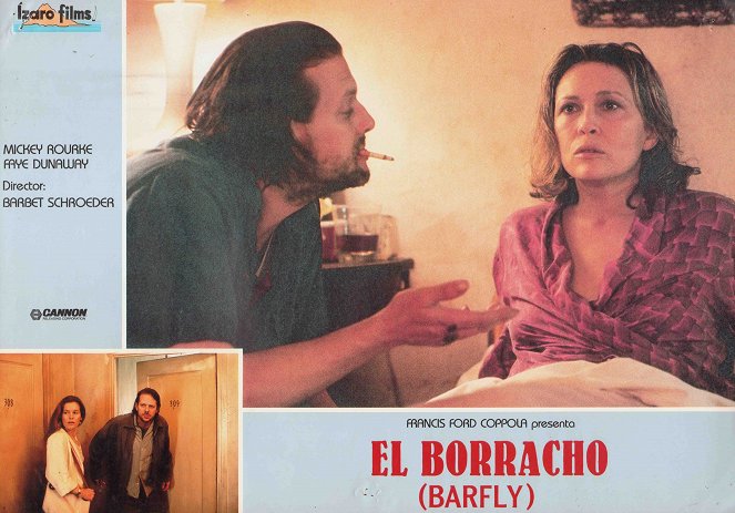 El borracho - Fotocromos - Mickey Rourke, Faye Dunaway
