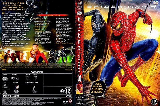 Spider-Man 3 - Carátulas
