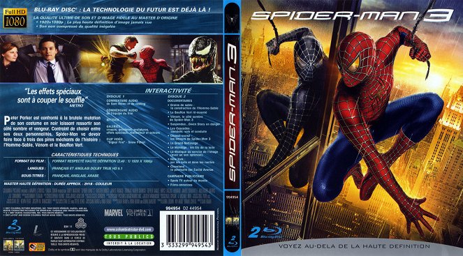 Spider-Man 3 - Carátulas