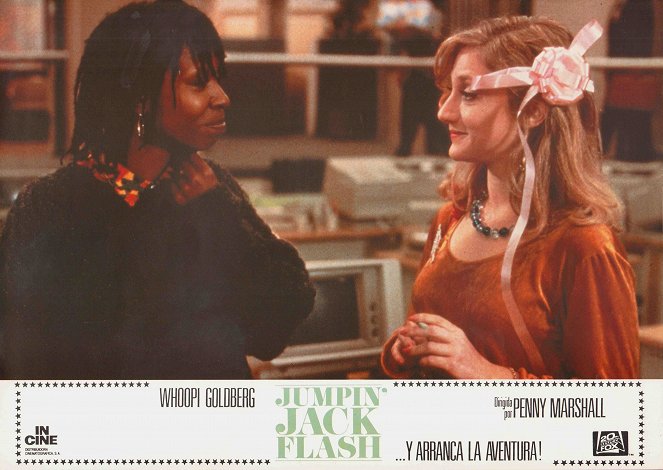 Jumpin' Jack Flash - Lobbykarten - Whoopi Goldberg, Carol Kane