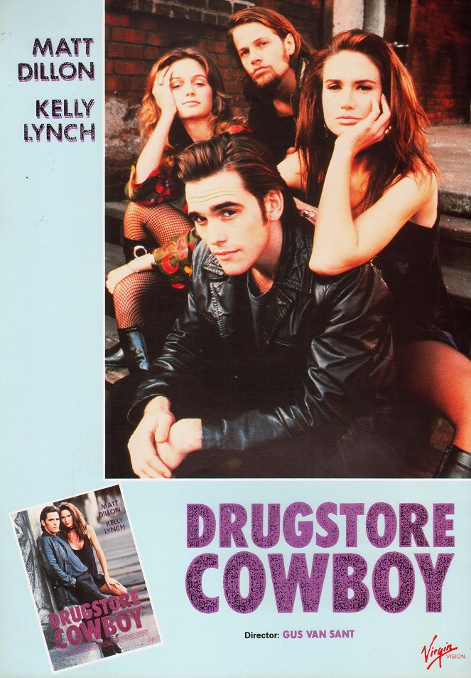 Drugstore Cowboy - Cartes de lobby - Matt Dillon, Kelly Lynch