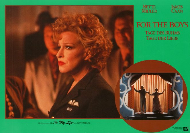 For the Boys - Tage des Ruhms, Tage der Liebe - Lobbykarten - Bette Midler