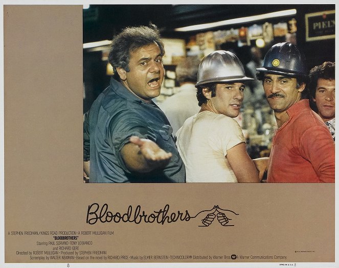 Bloodbrothers - Lobbykaarten - Paul Sorvino, Richard Gere, Tony Lo Bianco
